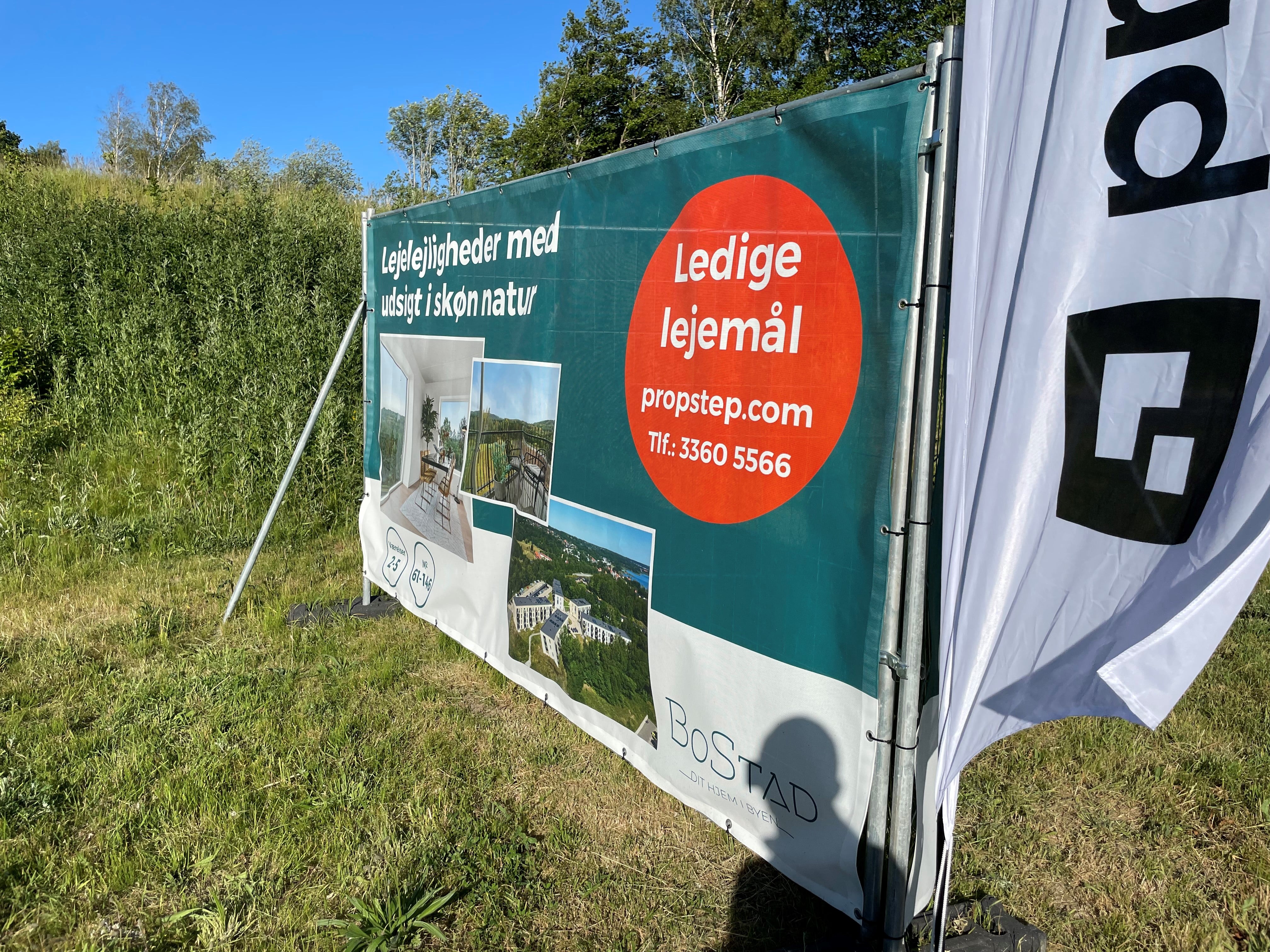 Byggepladshegn banner af mesh Byggepladshegn banner af mesh