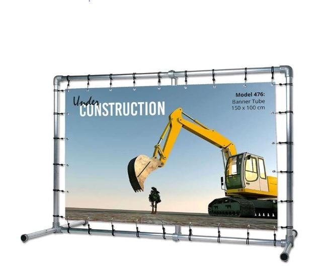 Low stand banner stativ